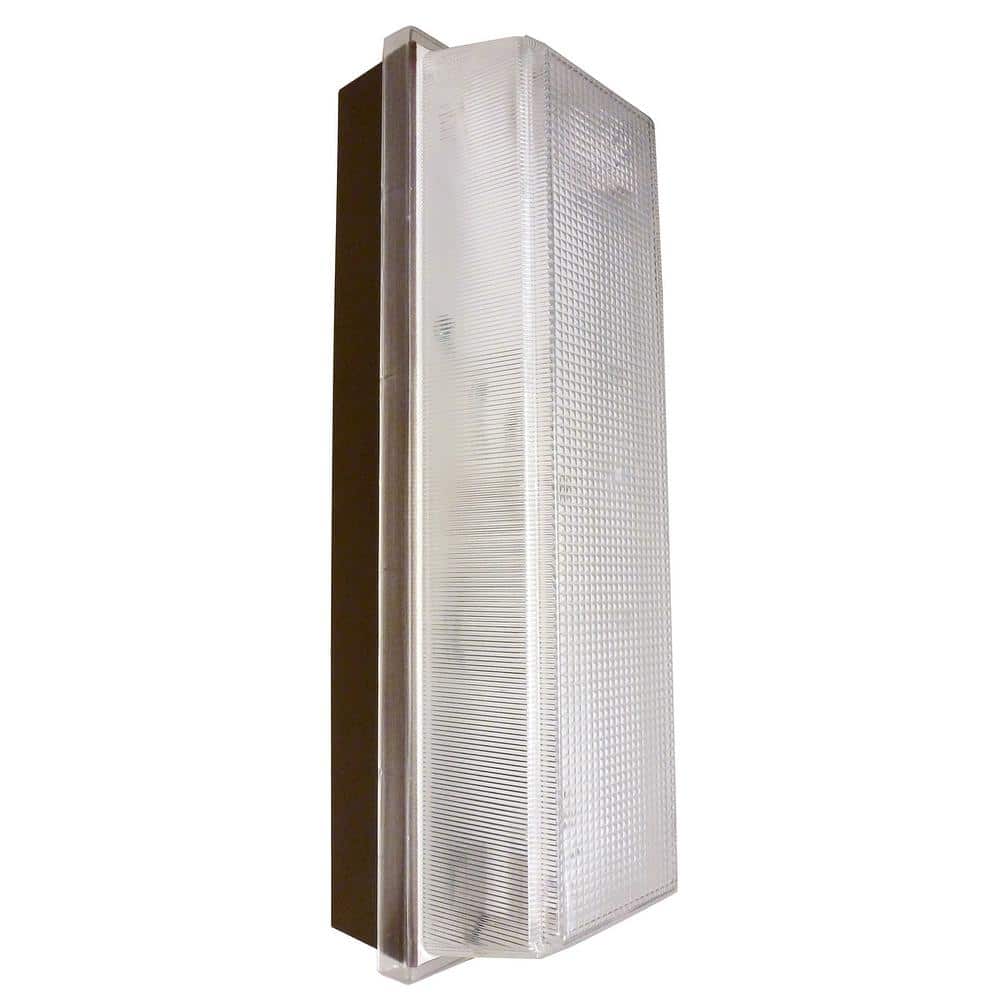 10.5-Watt Oil-Rubbed Bronze Outdoor Integrated LED Wall Pack Light - Hercitys