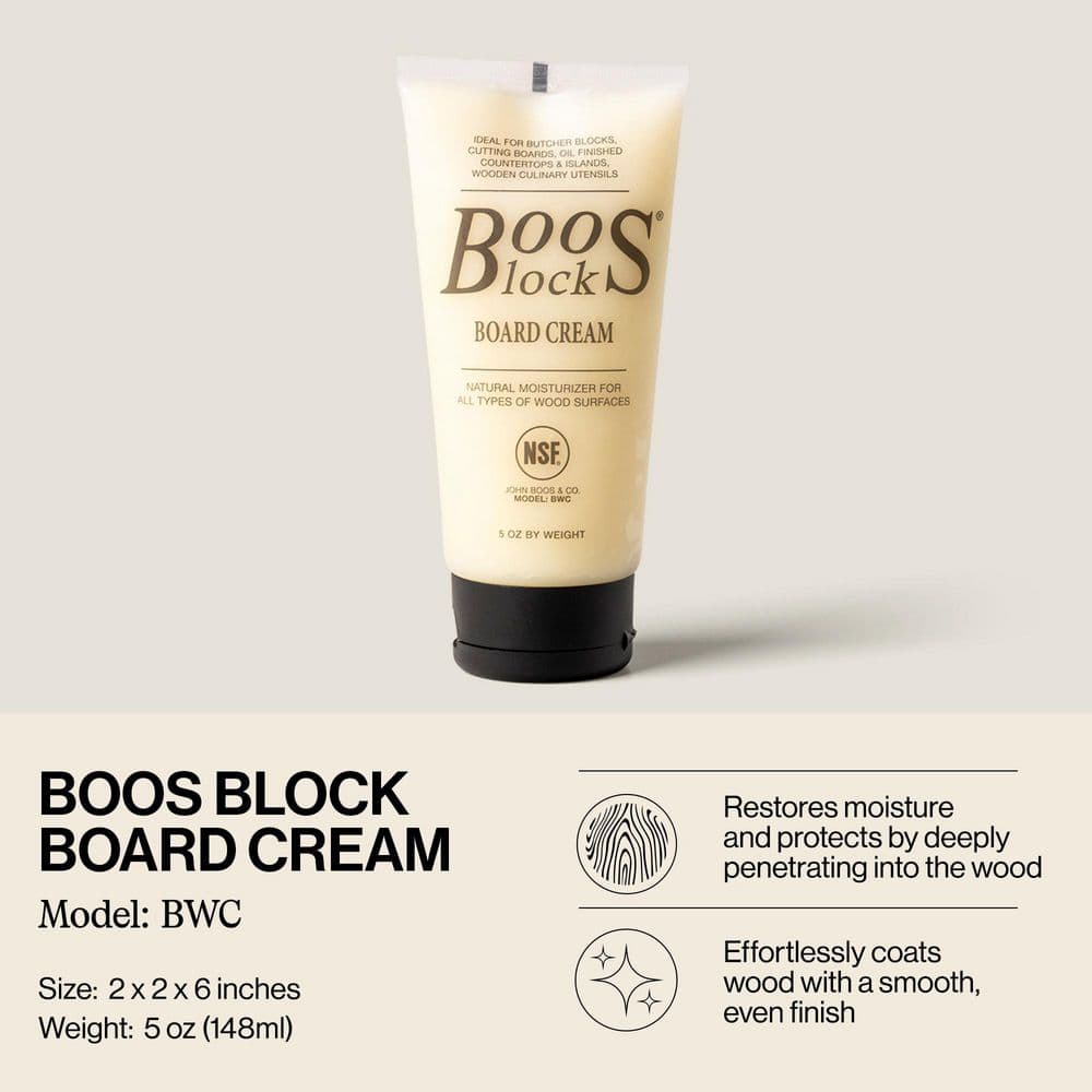 5 oz. Wooden Cutting Board Natural Moisture Cream - Hercitys