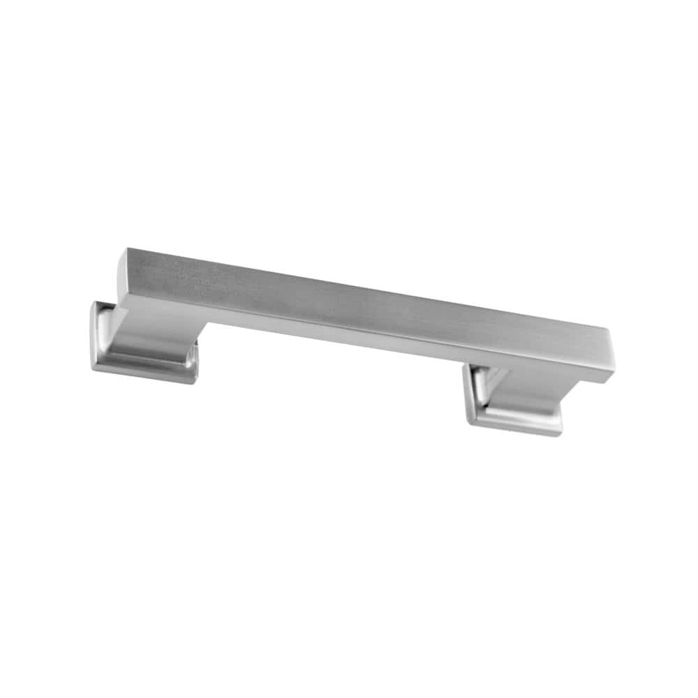 10-Pack High Desert 3-1/2 in. (89 mm) Center-to-Center Classic Satin Nickel Bar Drawer Pull - Hercitys