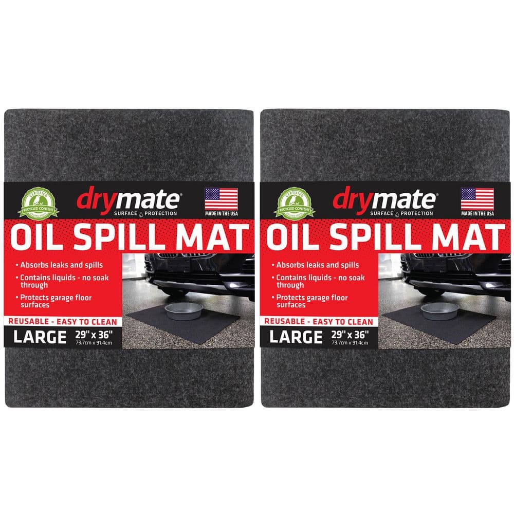 29 in. x 36 in. Oil Spill Absorbent Mat (2-Pack) - Hercitys