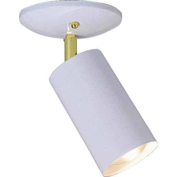 1-Light White Flush Mount - Hercitys