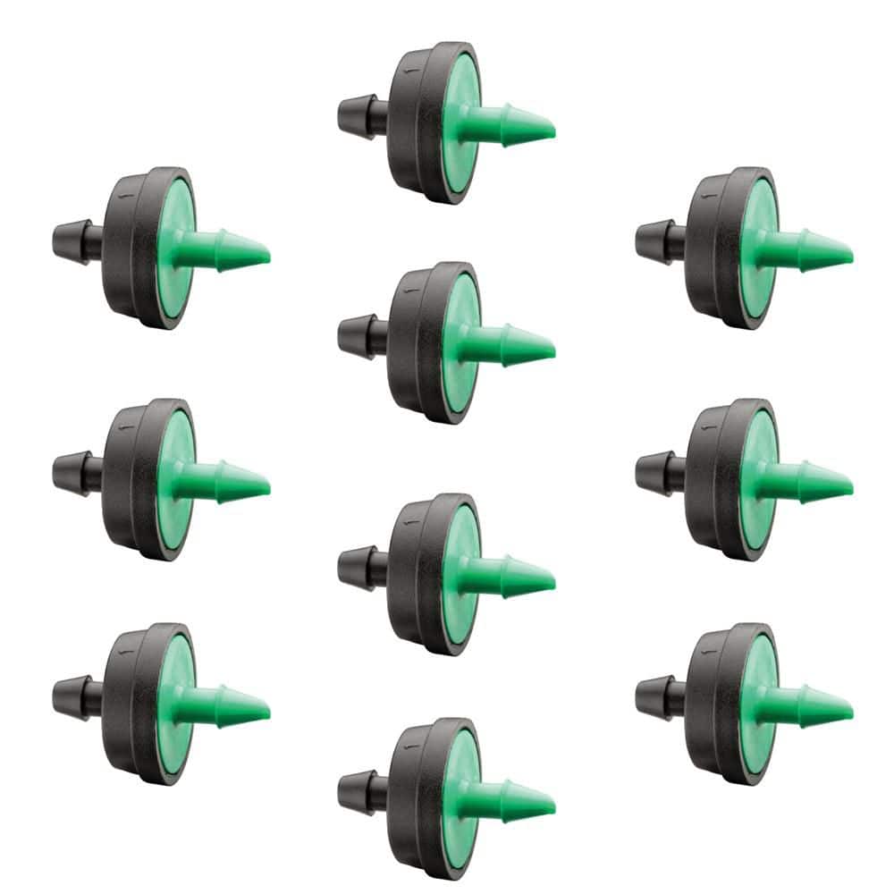 2 GPH Pressure Compensating Emitters with Check Valve (10-Pack) - Hercitys