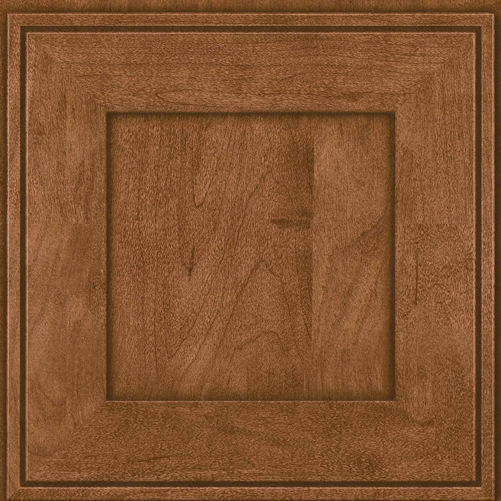 14-5/8 in. x 14-5/8 in. Cabinet Door Sample in Chocolate - Hercitys
