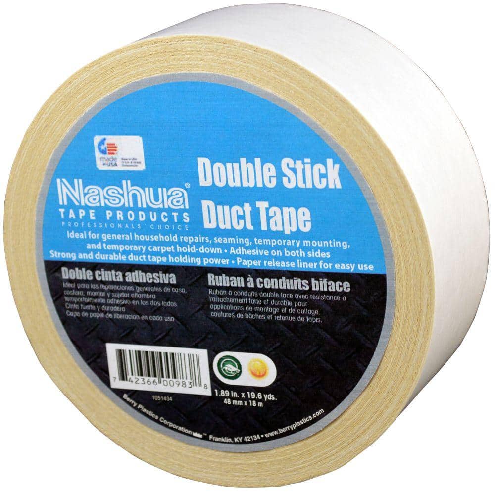 1.89 in. x 19.7 yds. 105C Double Stick Duct Tape - Hercitys