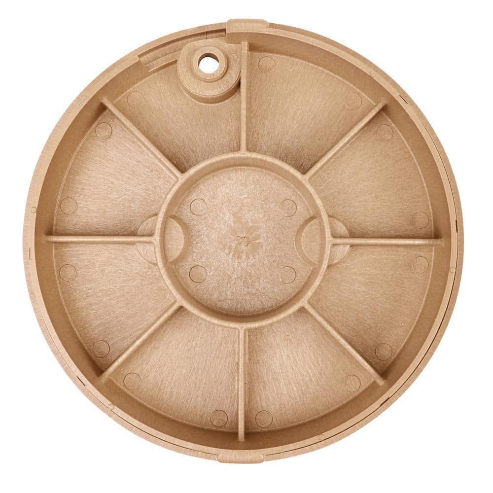 10 in. Round Standard Series Valve Box and Cover, Sand Box, Sand ICV Cover - Hercitys