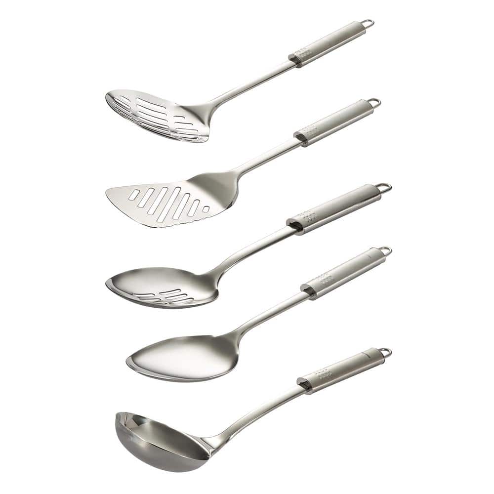5-Piece Stainless Steel Cooking Utensils Set - Hercitys