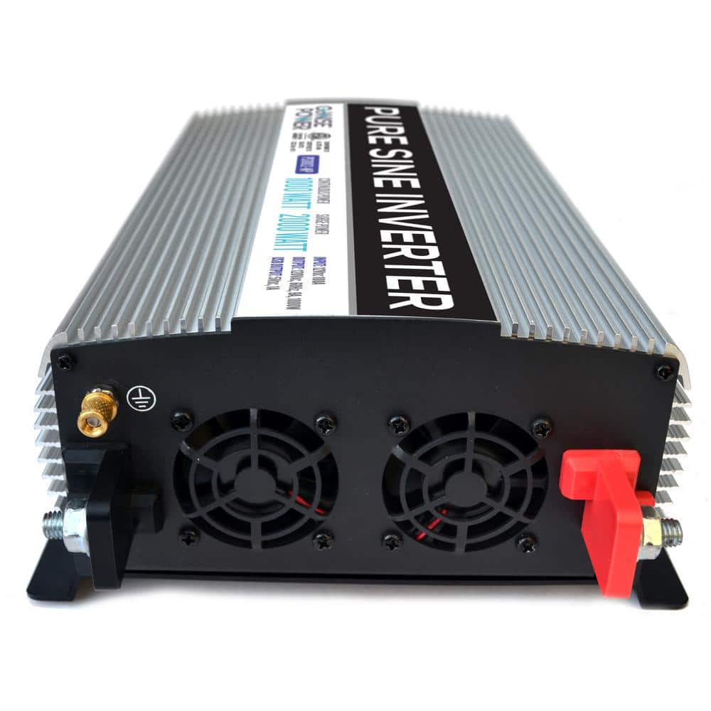 1,000-Watt Continuous/2,000-Watt Peak Pure Sine Wave Inverter - Hercitys