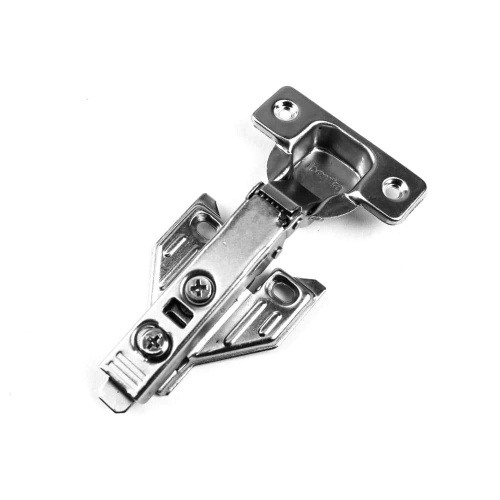 110-Degree 35 mm Full Overlay Soft Close Face Frame Cabinet Hinges with Installation Screws (5-Pair) - Hercitys