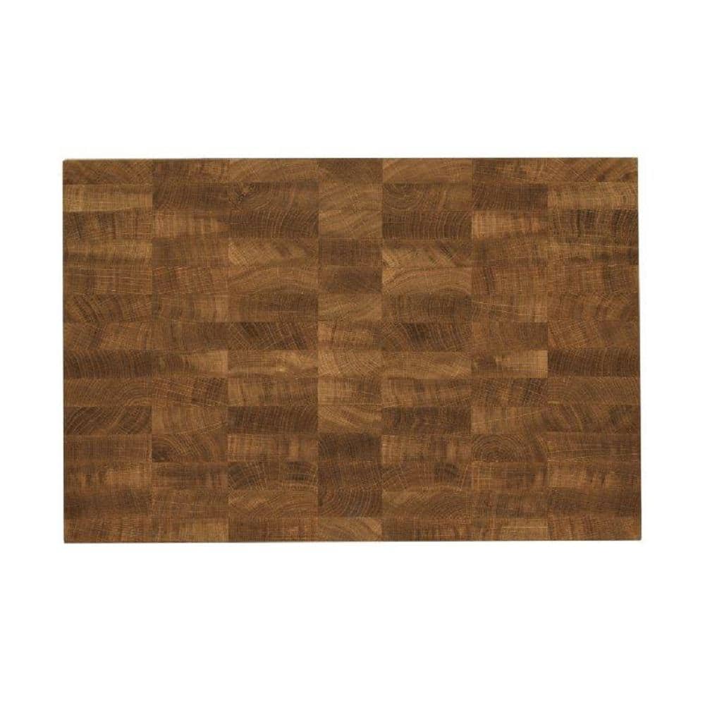 16 in. L x 12 in. W x 1.25 in. Thick End Grain Acacia Reversible Cutting Board - Hercitys