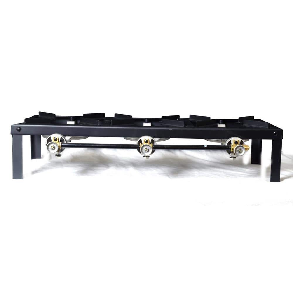 45,000 BTU Triple Burner Angle Iron Stove - Hercitys