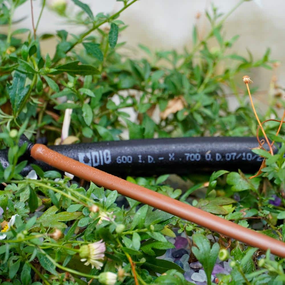 1/4 in. x 100 ft. Poly Flex Micro Tubing Roll, Brown - Hercitys