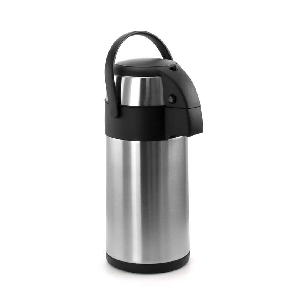 0.75 Gal. Stainless Steel Air Pot Hot Water Dispenser with Double Insulation - Hercitys