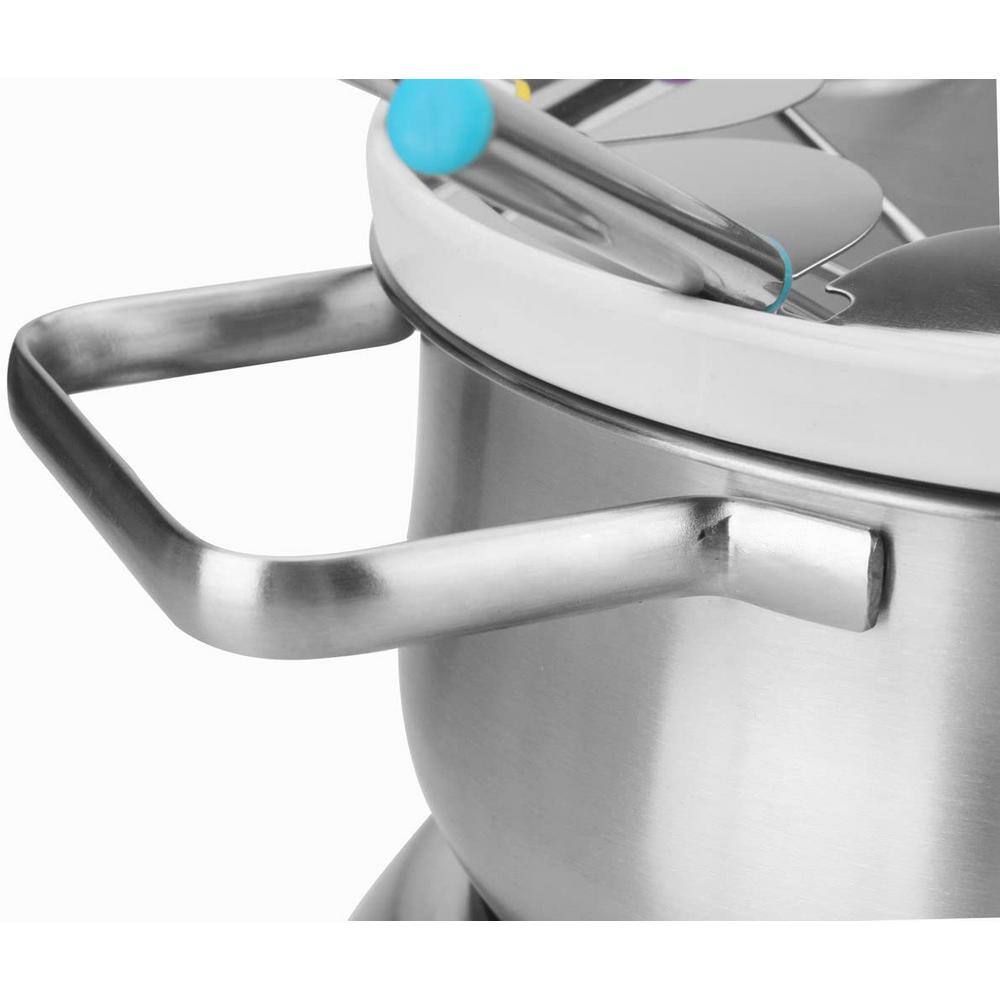 350 W Black Stainless Steel Electric S’mores and Fondue Maker - Hercitys