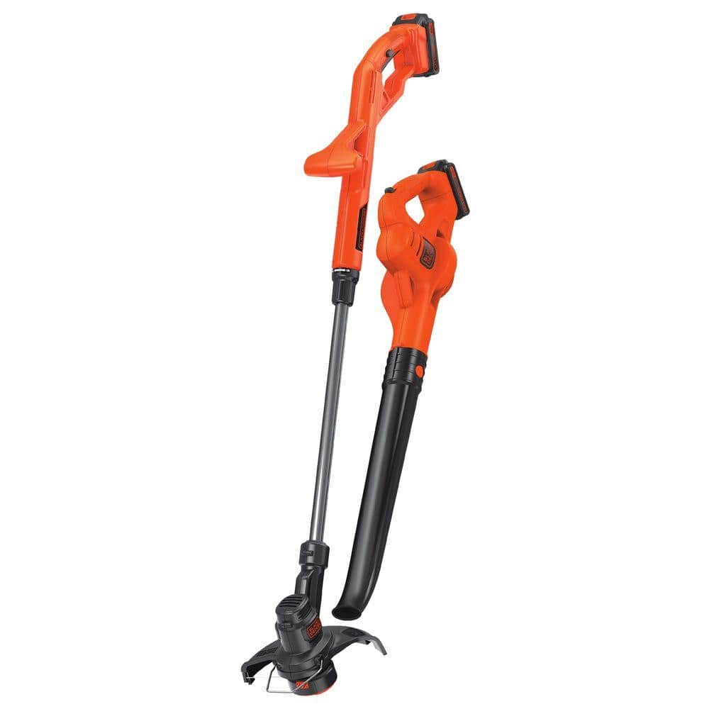 20V MAX Cordless Battery Powered String Trimmer & Leaf Blower Combo Kit with (2) 1.5 Ah Battery and Charger - Hercitys