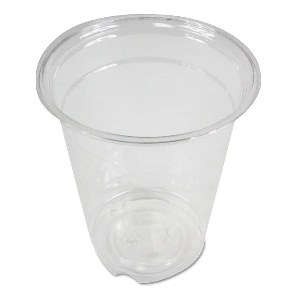 12 oz. Clear Disposable Plastic Cups, Cold Drinks, PET, 20-Cups/Sleeve, 50 Sleeves/Carton - Hercitys