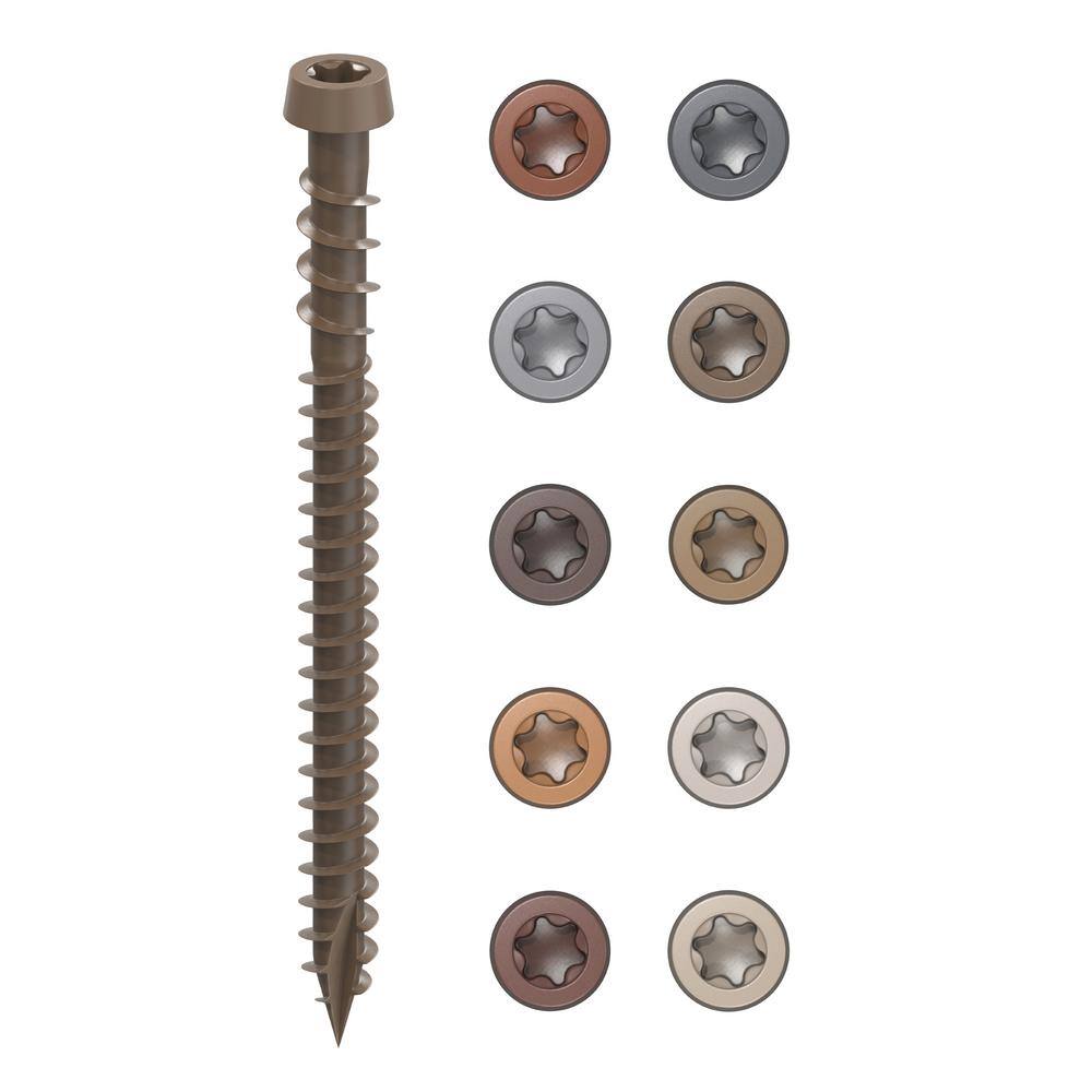 #10 2-1/2 in. Winchester Star Drive Trim-Head Composite Deck Screw (100-Count) - Hercitys