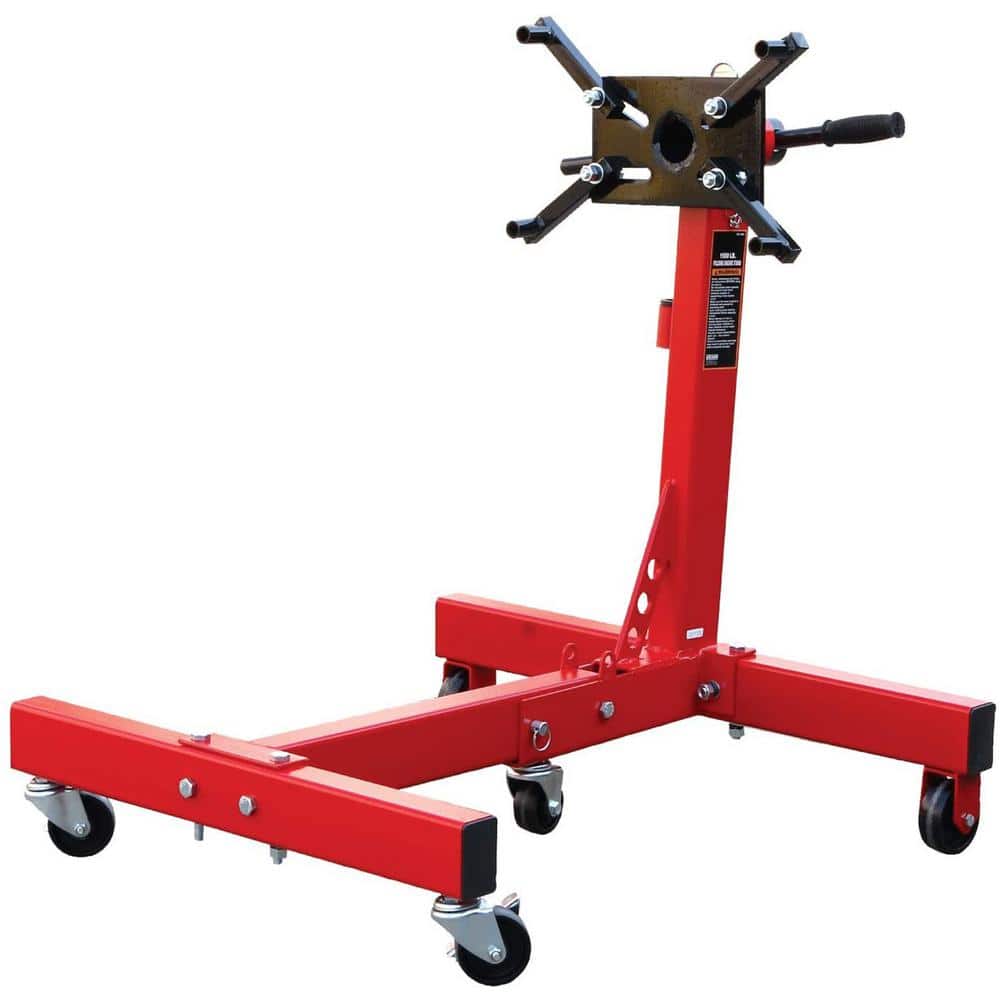 1,500 lbs. Engine Stand with 360-Degree Rotatable Head and Foldable Frame - Hercitys