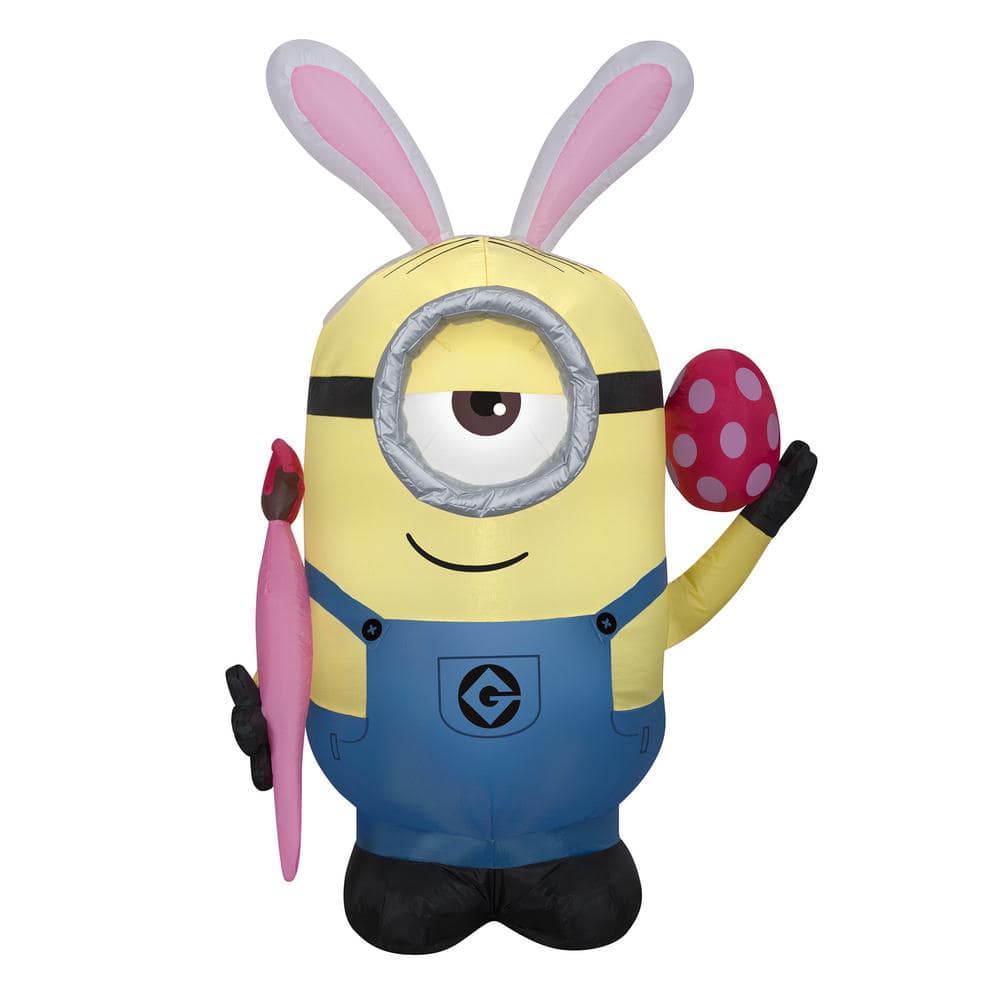 48 in. Inflatable Easter Minion Stuart - Hercitys