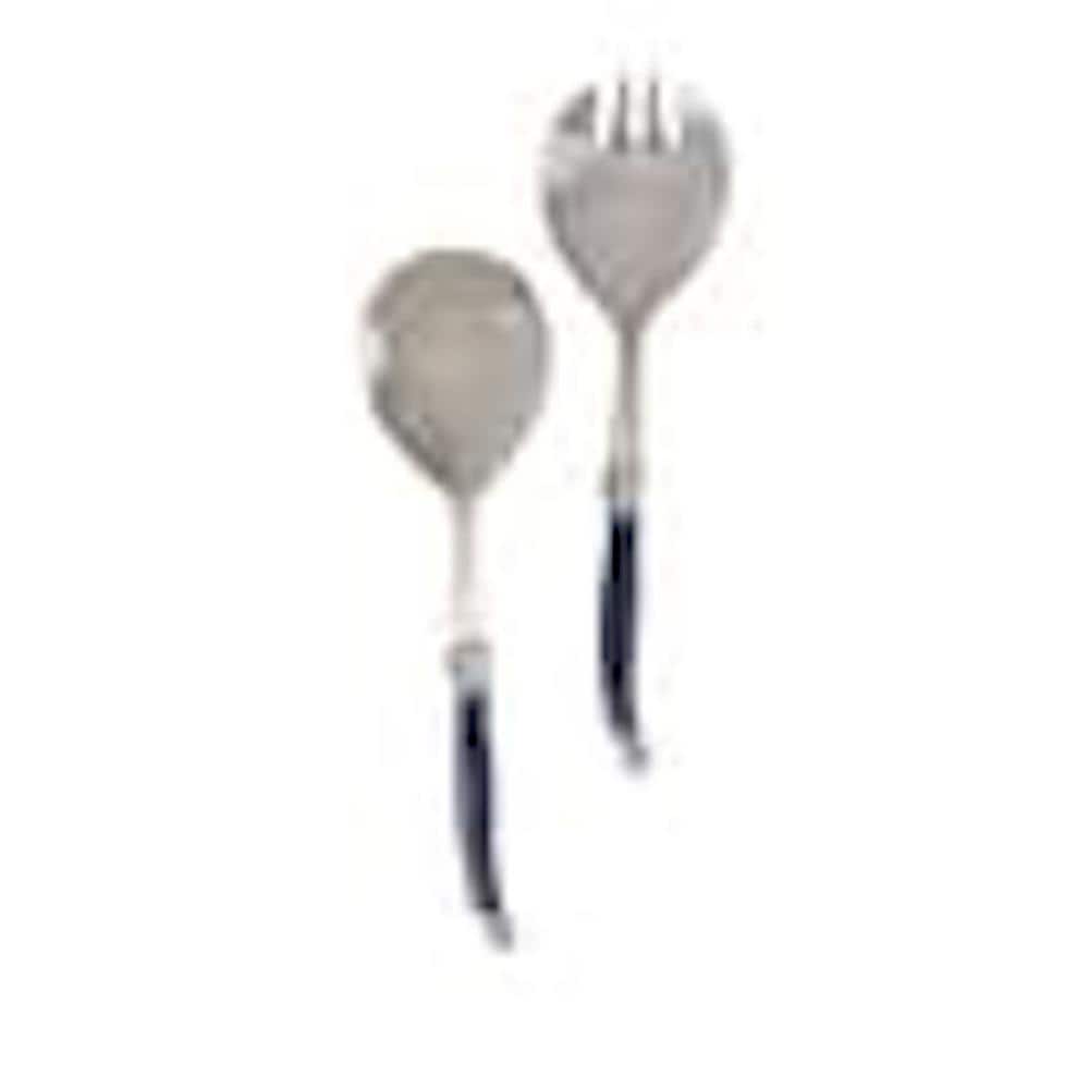 2-Piece Laguiole Connoisseur Navy Blue Salad Servers - Hercitys