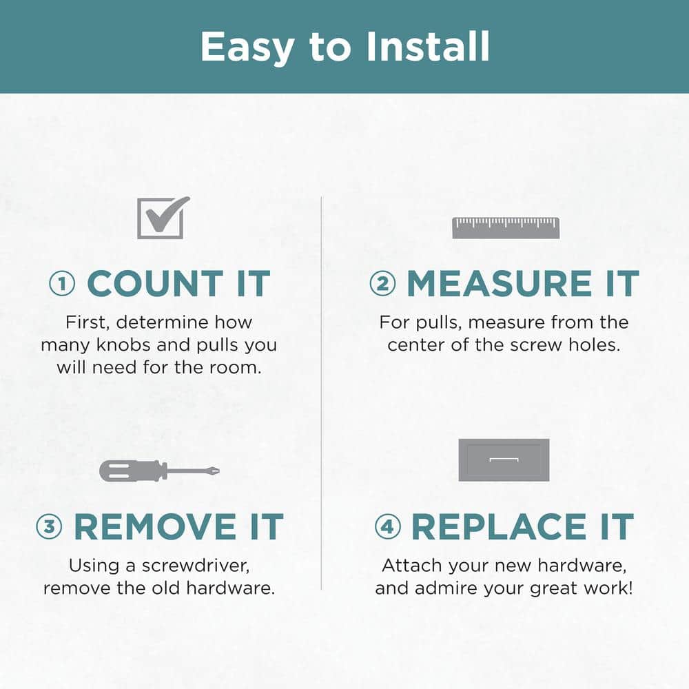 12-Pack Classic Edge 1-3/8in. (35 mm) Classic Matte Black Cabinet Knob - Hercitys