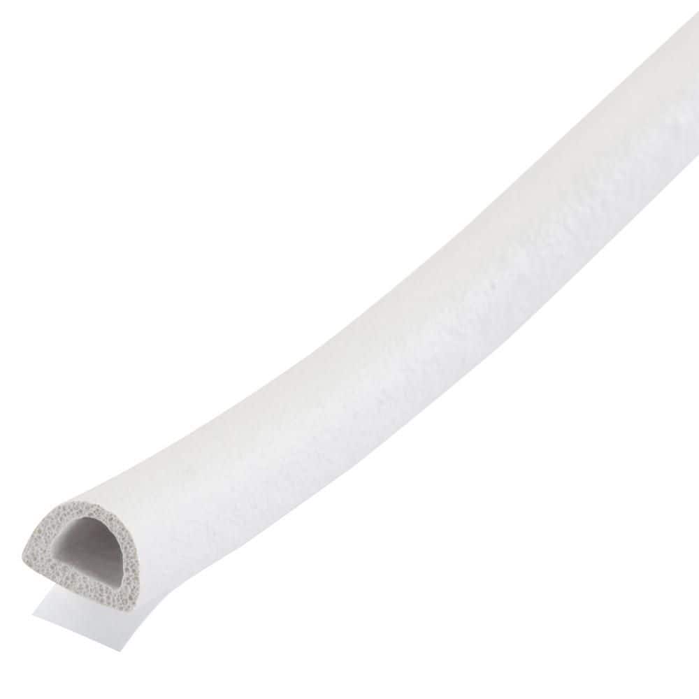 1/4 in. x 5/16 in. x 17 in. White Premium Rubber Window Seal for Medium Gaps - Hercitys