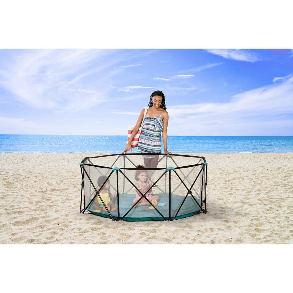 26 in. Eight Panel My Play Portable Play Yard - Hercitys