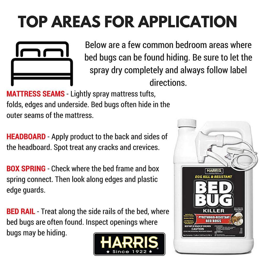 1 Gal. Ready-to-Use Egg Kill and Resistant Bed Bug Killer - Hercitys
