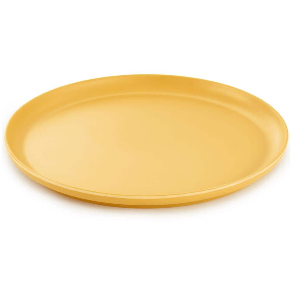12 Piece In Yellow Round Melamine Dinnerware Set Canyon Crest - Hercitys