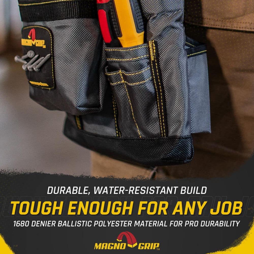 12-Pocket Magnetic Carpenter’s Tool Belt - Hercitys
