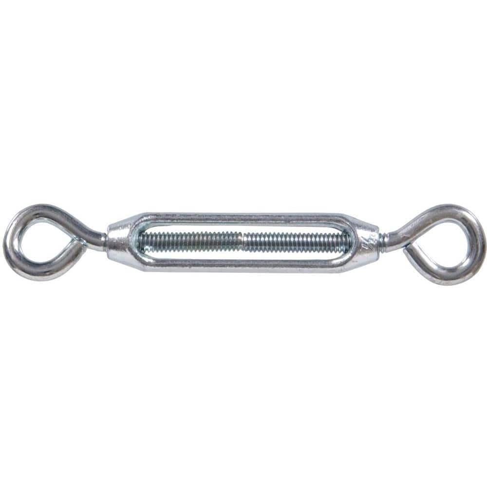 1/2-13 x 19-1/2 in. Eye and Eye Turnbuckle in Zinc-Plated (1-Pack) - Hercitys