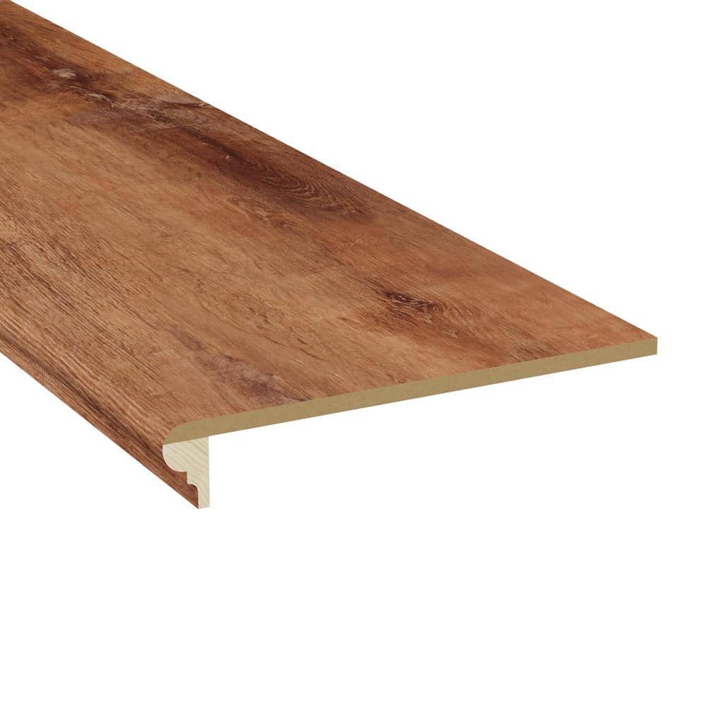 0.375 in. x 11.5 in. x 48 in. Laminate Trail Oak No Return Retread - Hercitys
