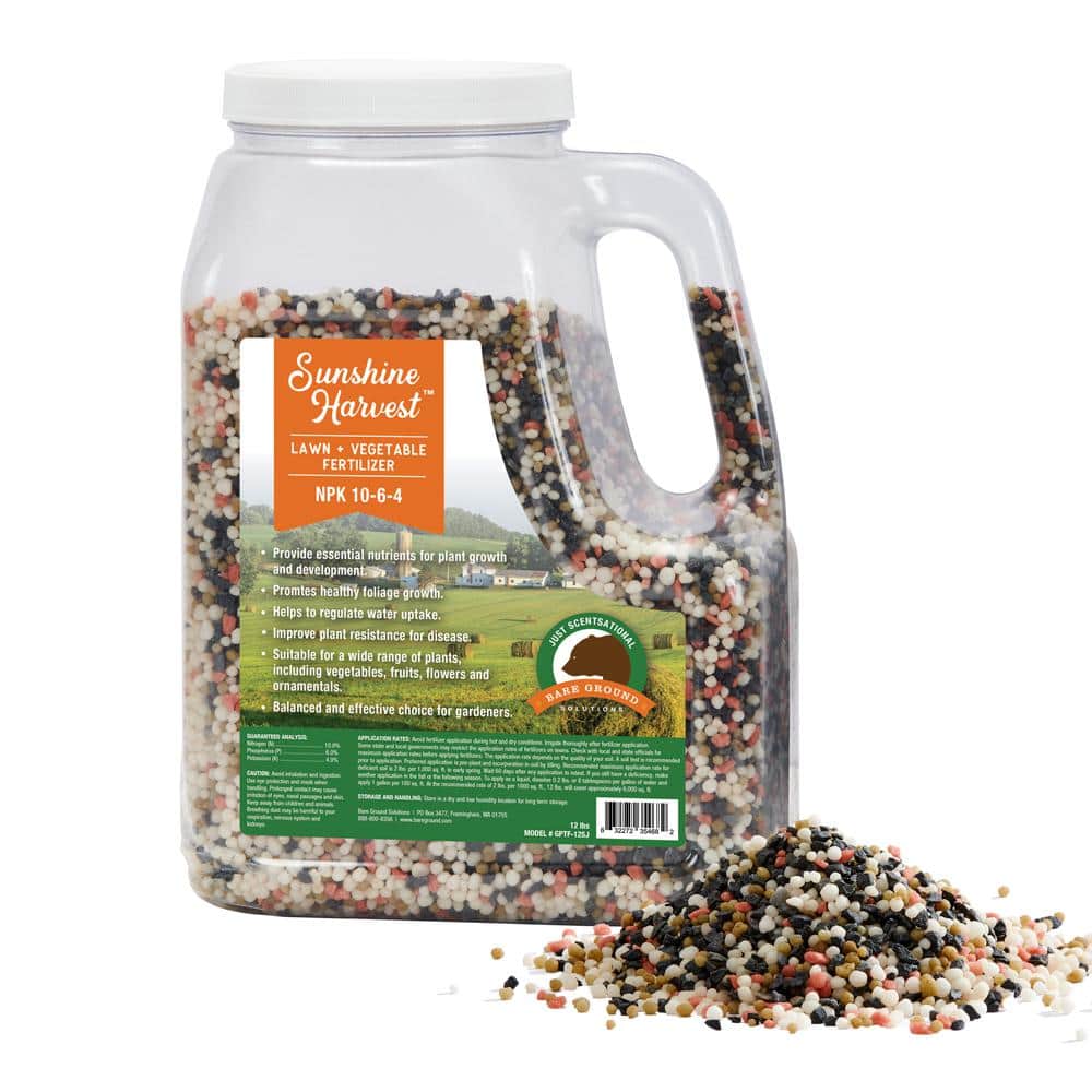 12 lbs. Lawn and Vegetable Fertilizer NPK 10-6-4 - Hercitys