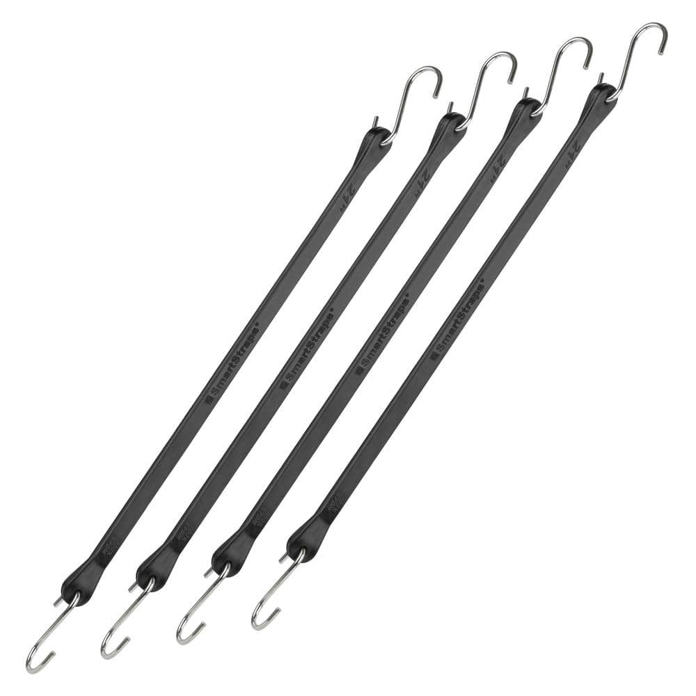 21 in. EPDM Rubber Tarp Straps – 4 pack - Hercitys