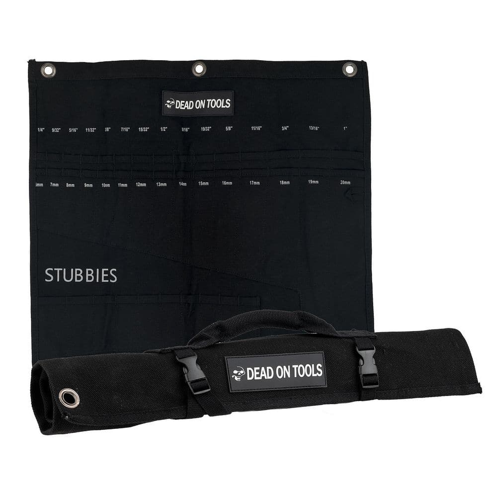 20 in. Heavy-Duty 24 oz. Canvas Wrench Tool Roll - Hercitys