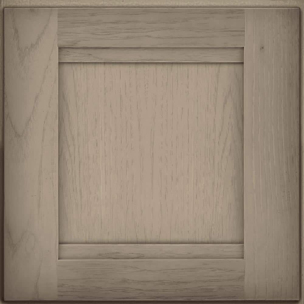 14-5/8 in. x 14-5/8 in. Cabinet Door Sample in Translucent Monument Grey - Hercitys