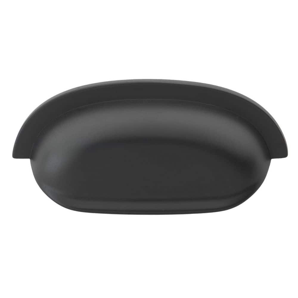 2-1/2 in. Center-to-Center Matte Black Classic Bin Cabinet Pulls (10-Pack) - Hercitys