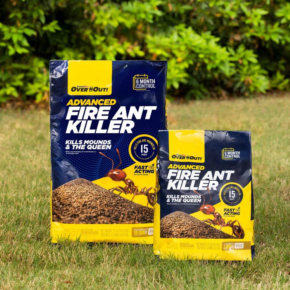11.5 lb. 5,000 sq. ft. Fire Ant Killer Lawn Granules Broadcast Treatment - Hercitys