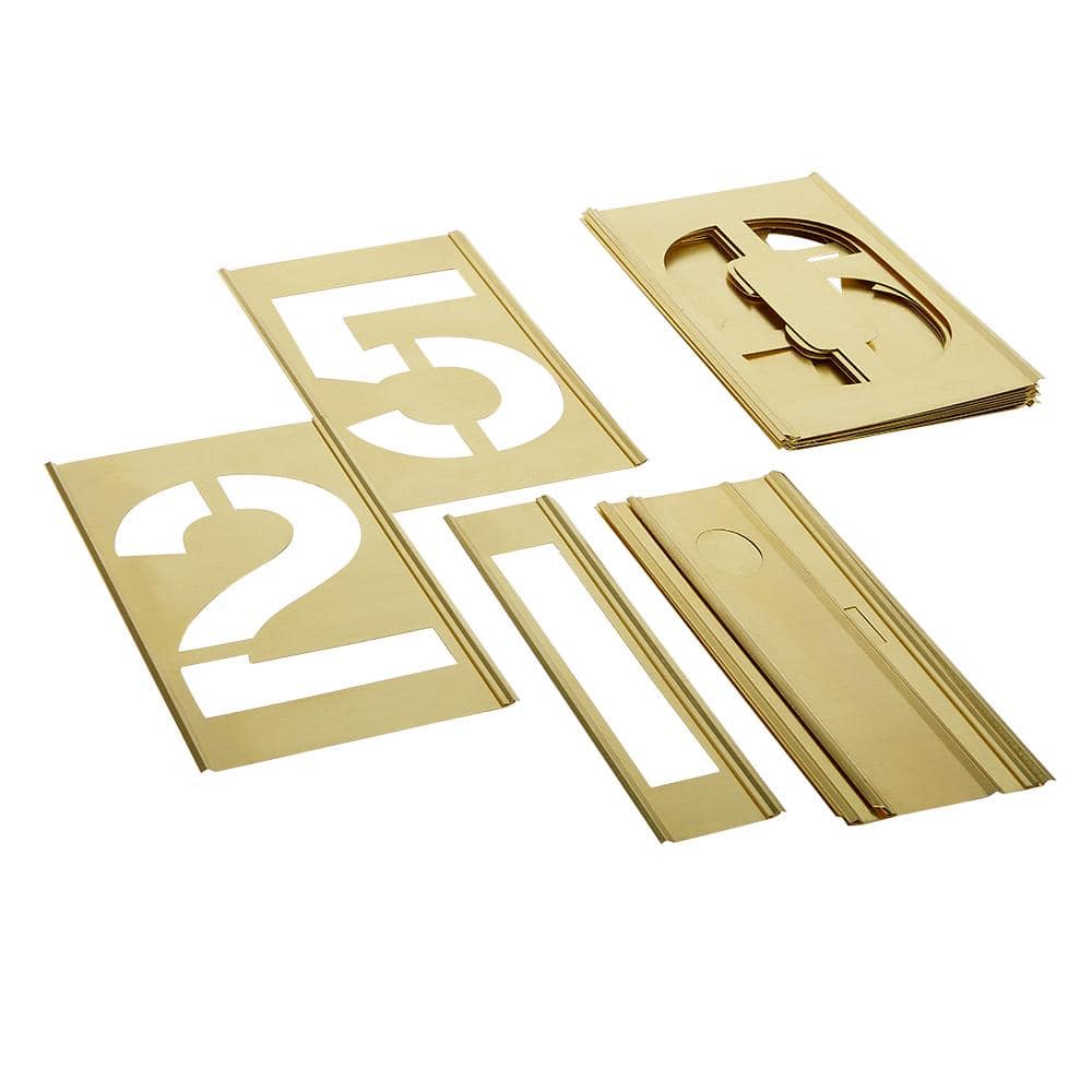 5 in. 15-Piece Stencil Set - Hercitys