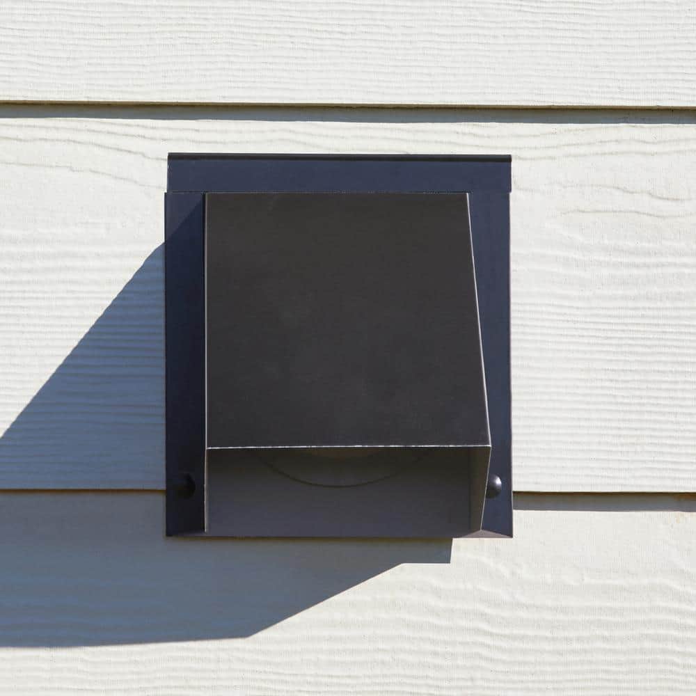 4 in. Round Wall Vent in Black - Hercitys