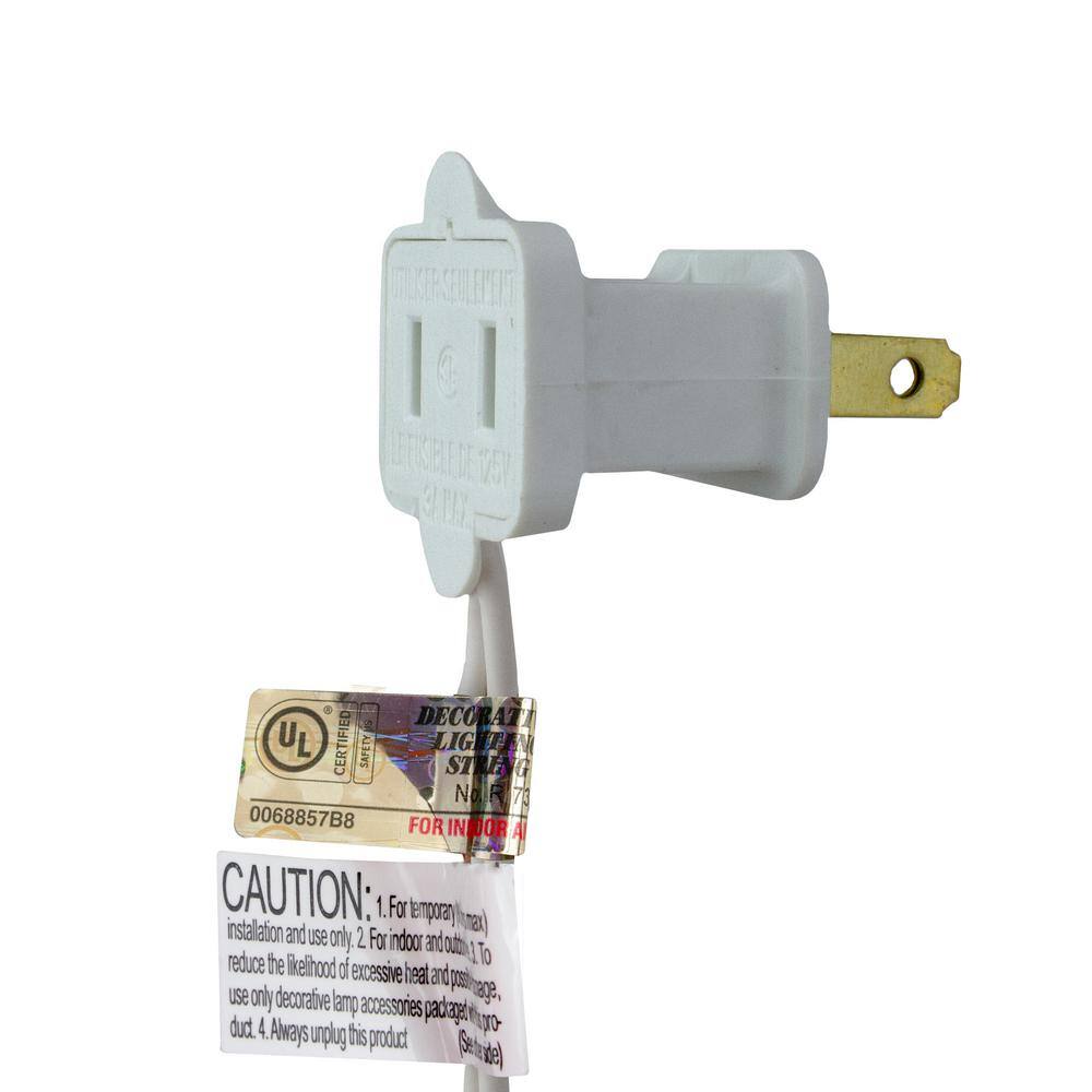 10-Count Santa Claus Christmas Light Set 6 ft. Green Wire - Hercitys