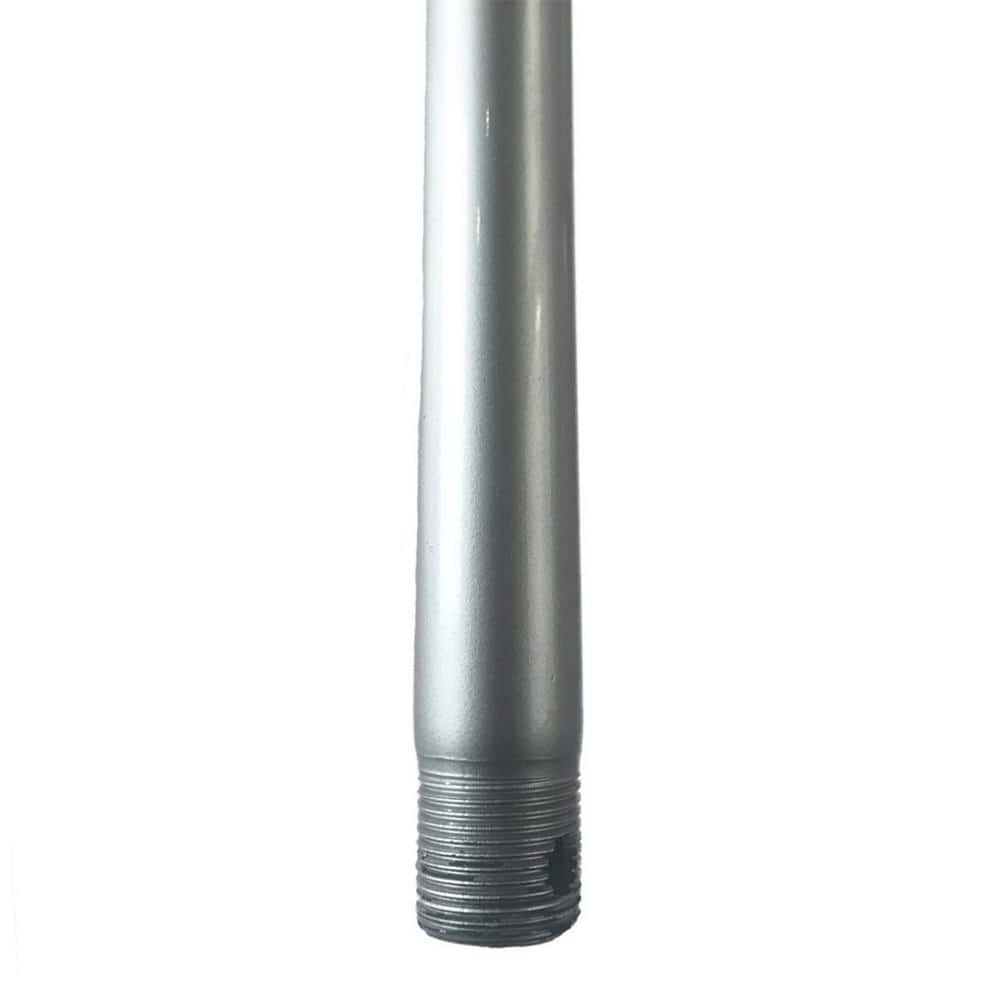 12 in. Automotive Silver Fan Downrod for Modern Forms or WAC Lighting Fans - Hercitys
