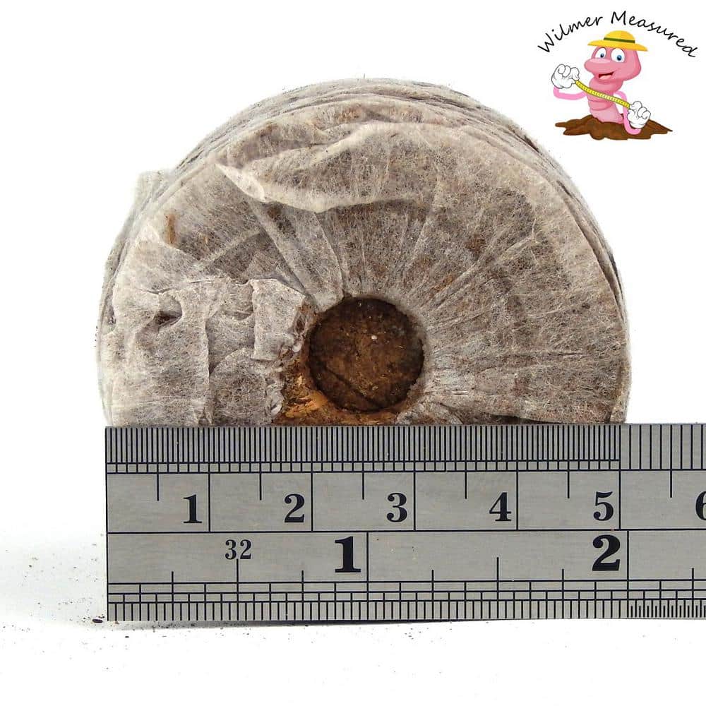 50 mm Peat Wilmer Worm’s Seed Starting Pellets (24-Pack) - Hercitys