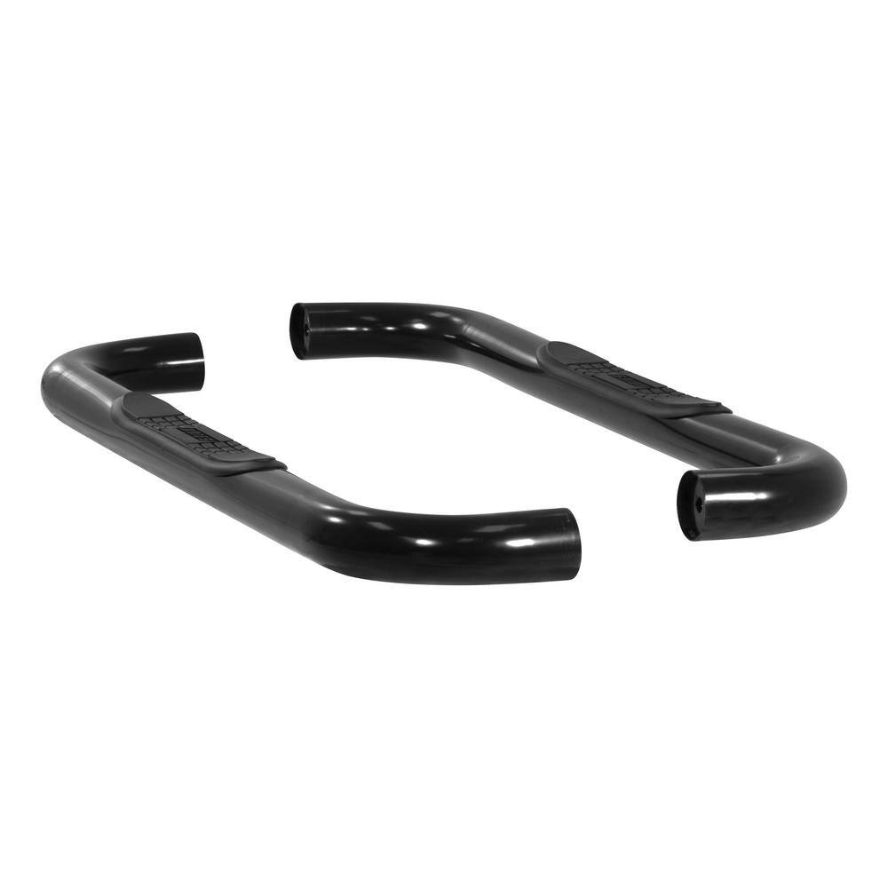 3-Inch Round Black Steel Nerf Bars, No-Drill, Select Chevrolet Blazer FS, Tahoe, GMC Yukon, C, K - Hercitys