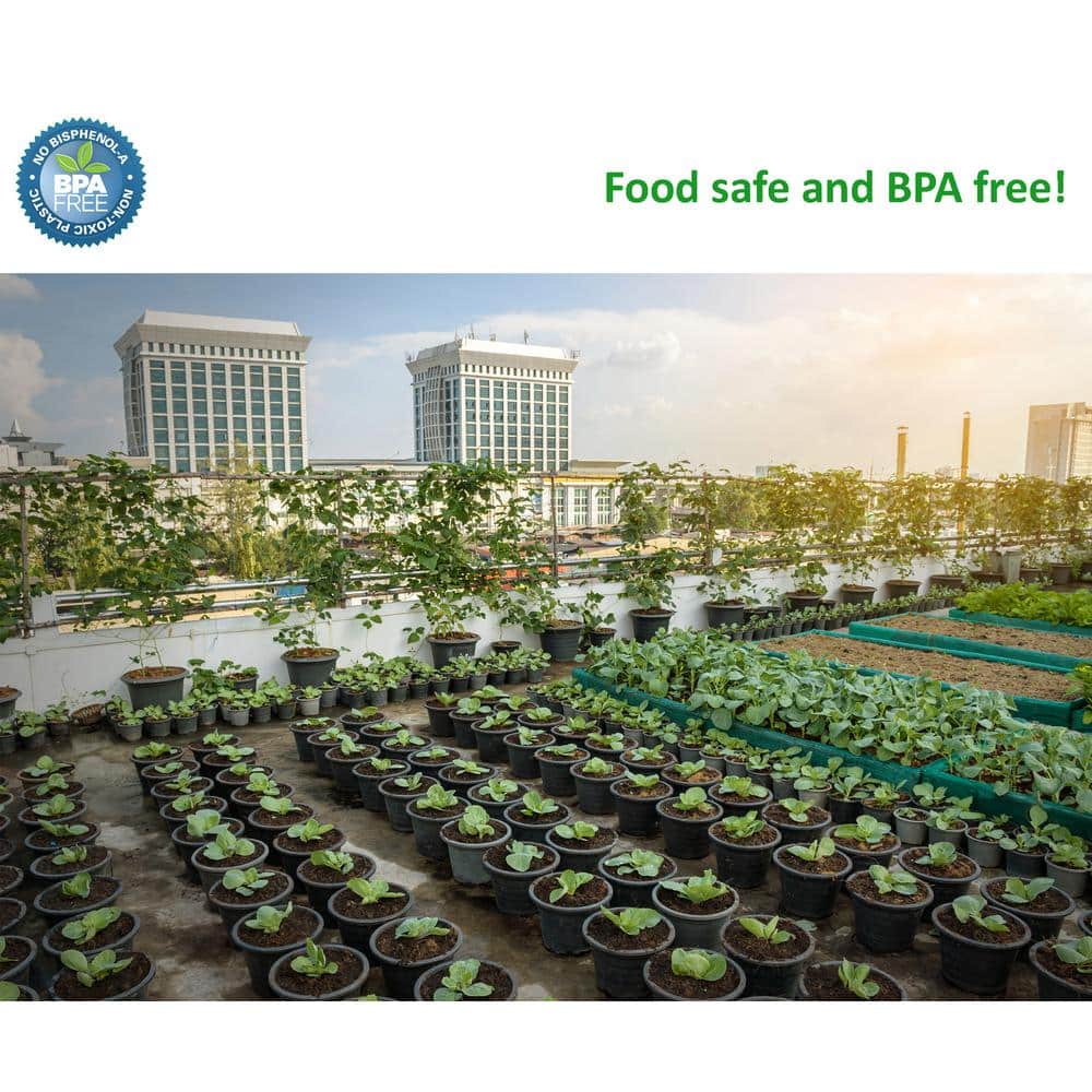 1 Gal. plastic Nursery Pots (20-Pack) - Hercitys