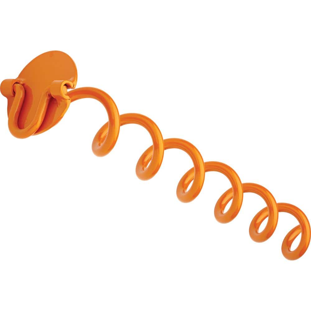16 in. Folding Ring Spiral Ground Anchor for Yard - Hercitys