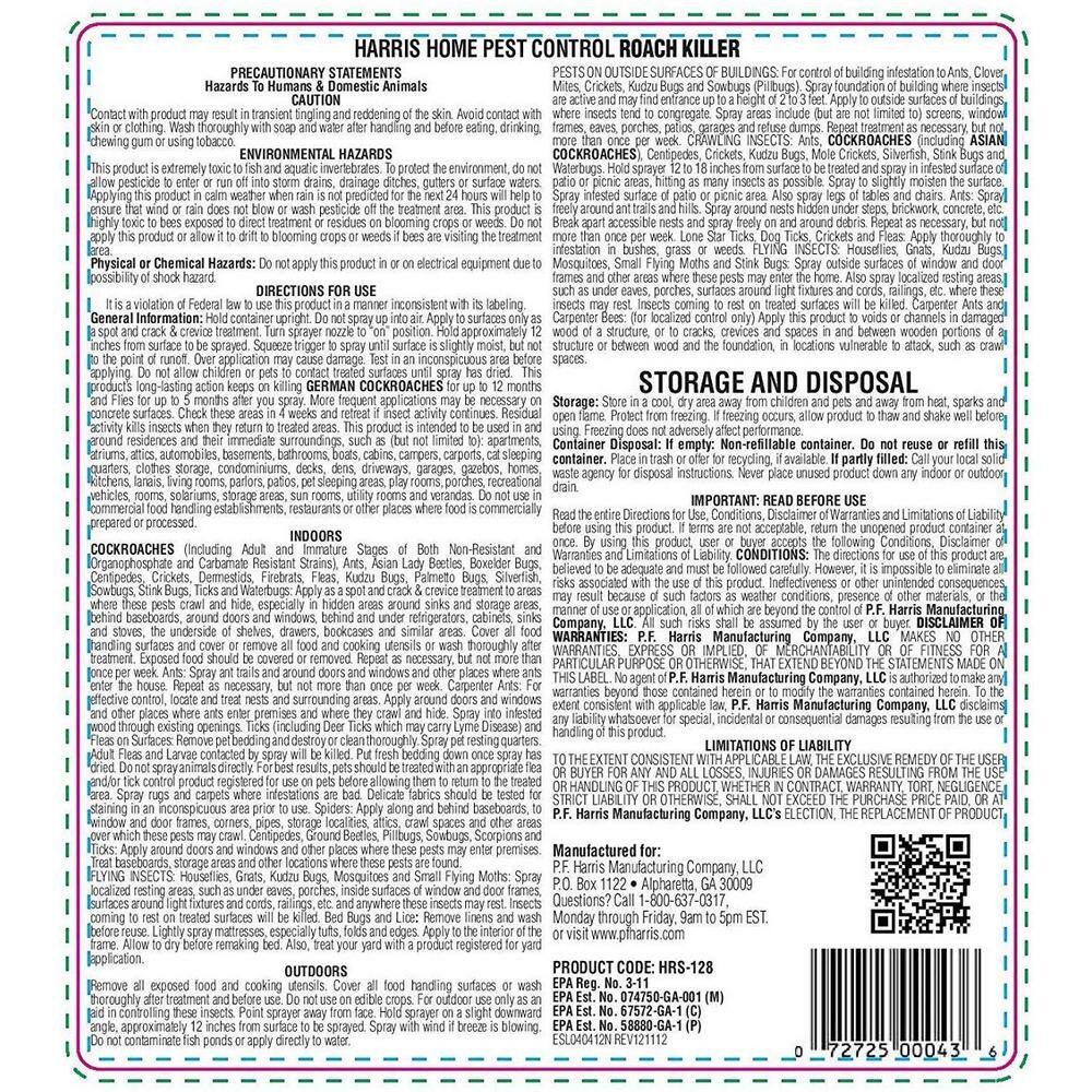 1 Gal. Roach Killer (3-Pack) - Hercitys