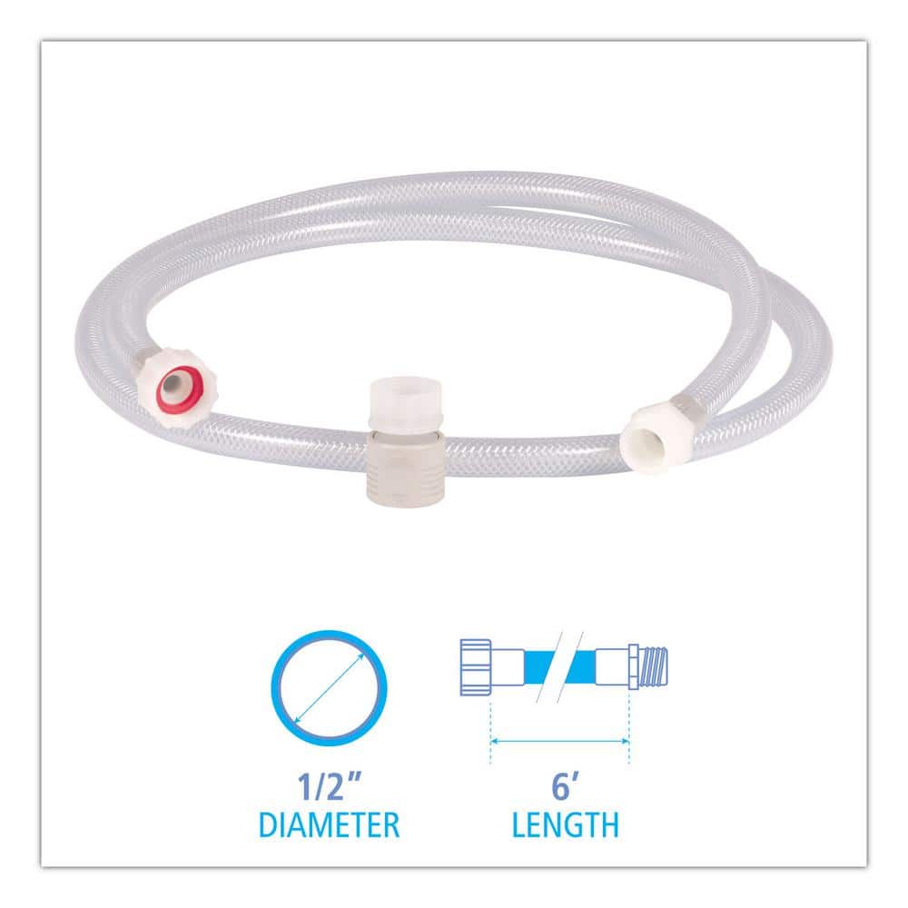 0.5 in. Hose Diameter x 6 ft. Clear/Green PDC Hose Kit - Hercitys