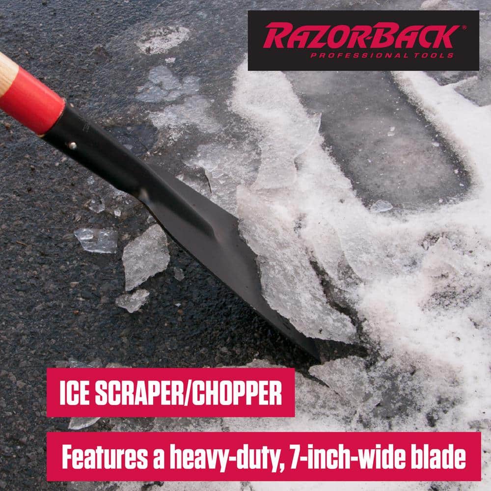 34 in. D-Handle Steel Blade Forged Ice Scraper/Chopper - Hercitys