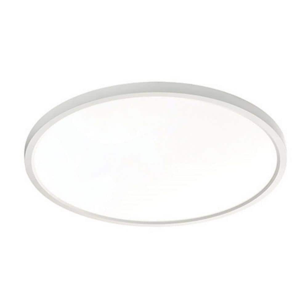 15.63 in. 1-Light White LED Flush Mount - Hercitys