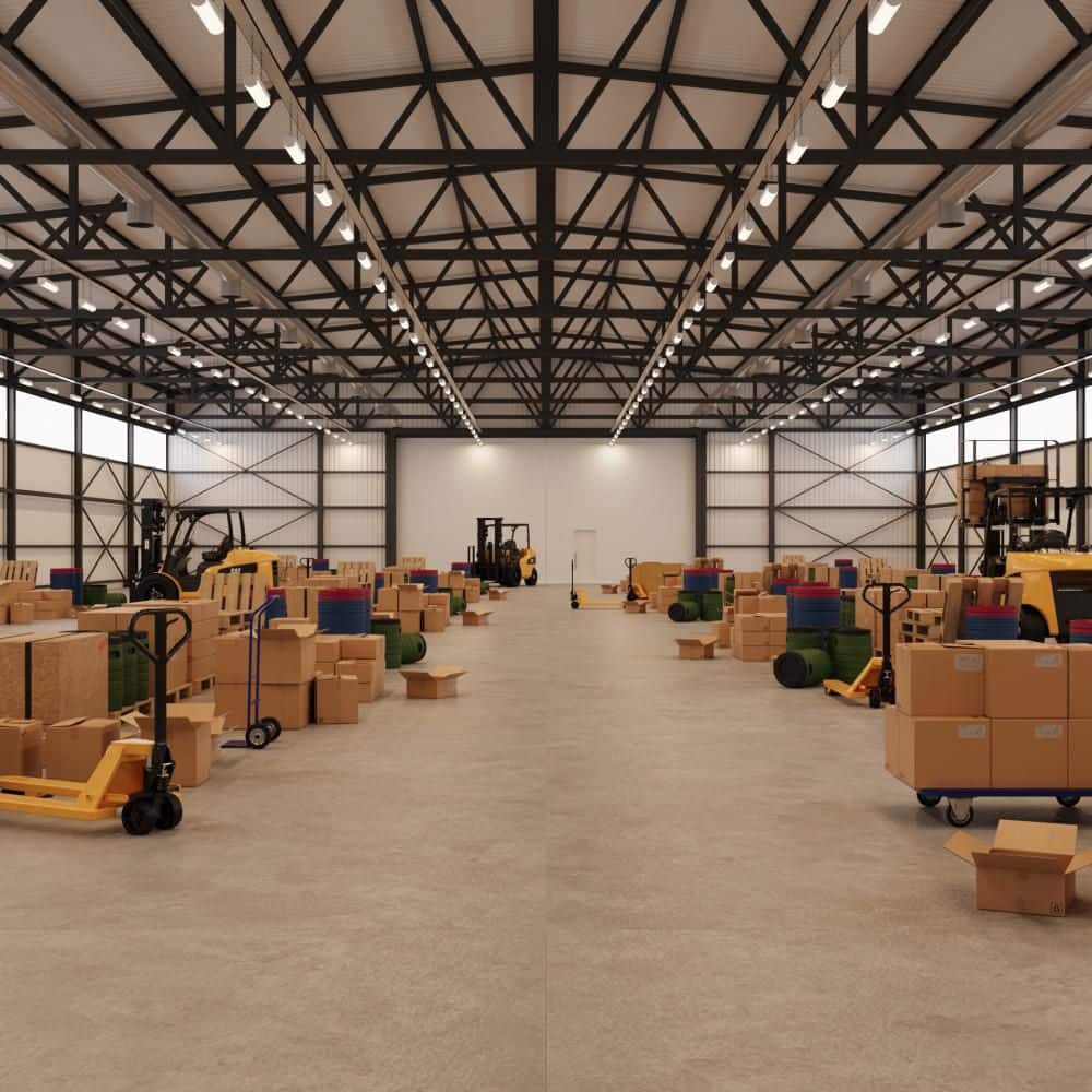 24 in. LED Flush Mount Strip Light, Commercial Grade Wraparound Shop Light, 27W, 2500 Lumen, 120-277V, 5CCT, 0-10V Dim - Hercitys